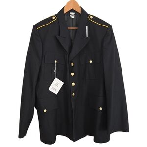NWT US ARMY Blue Dress Coat 450 Polyester/Wool 8405-01-552-2986 Size 46L Classic